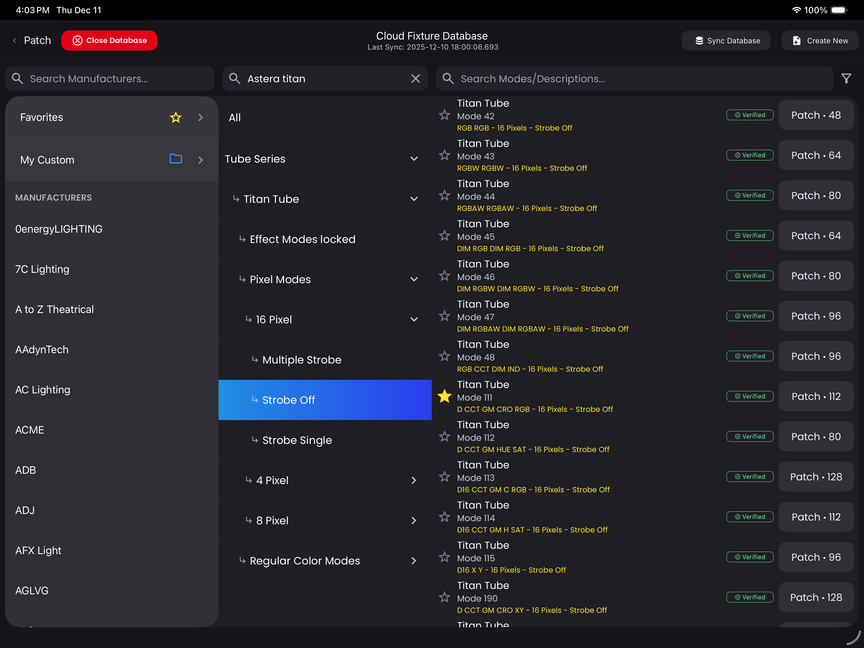 Cloud Fixture Database